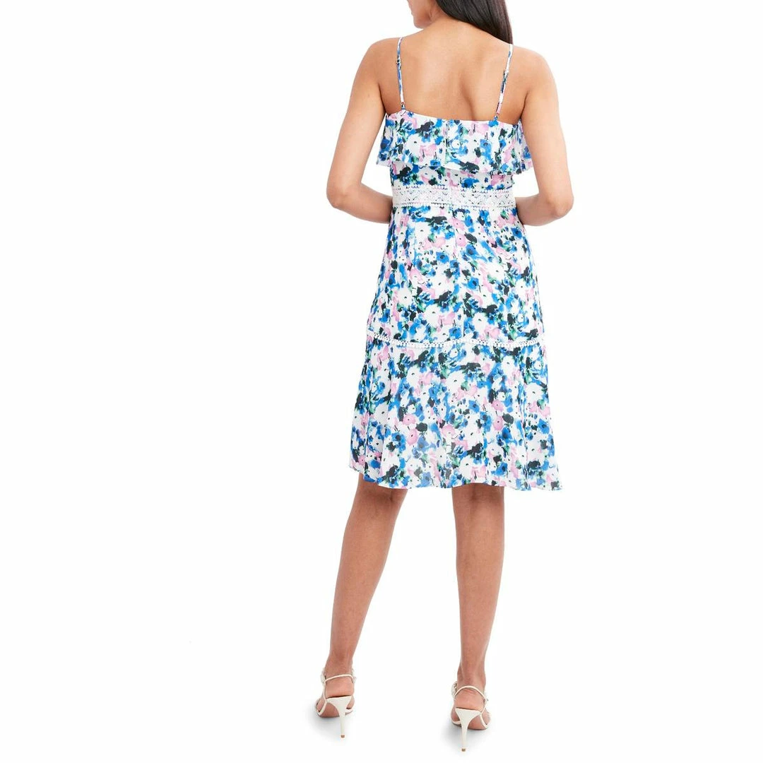 Cheapest 🔔 BCBGMAXAZRIA 👩 Womens Ruffled Lace Fit & Flare 👗 Dress 👏 4 Cheapest 🔔 BCBGMAXAZRIA 👩 Womens Ruffled Lace Fit & Flare 👗 Dress 👏 - Image 2