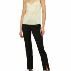 Buy ❤️ BCBGMAXAZRIA 👩 Womens Square Neckline Sleeveless Blouse 🔥