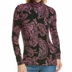 Best deal 😉 BCBGMAXAZRIA Mock Neck Top for 👩 women 🔔