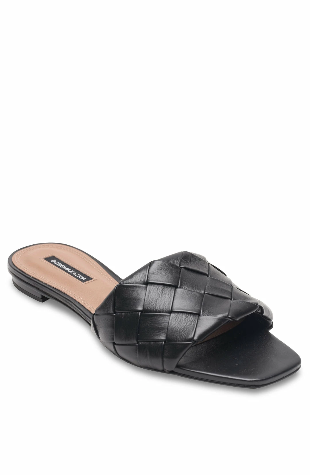 Hot Sale ๐ฏ BCBGMaxazria REMI BLACK LEATHER FLAT SLIDE for ๐ฉ women ๐ 3 Hot Sale ๐ฏ BCBGMaxazria REMI BLACK LEATHER FLAT SLIDE for ๐ฉ women ๐