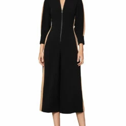 Best reviews of 🎁 BCBGMAXAZRIA 👩 Womens Side Stripe Cropped Jumpsuit 😉