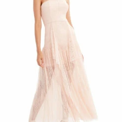 Top 10 💯 BCBGMAXAZRIA Celeste 👩 Womens Lace Strapless Evening 👗 Dress 😉