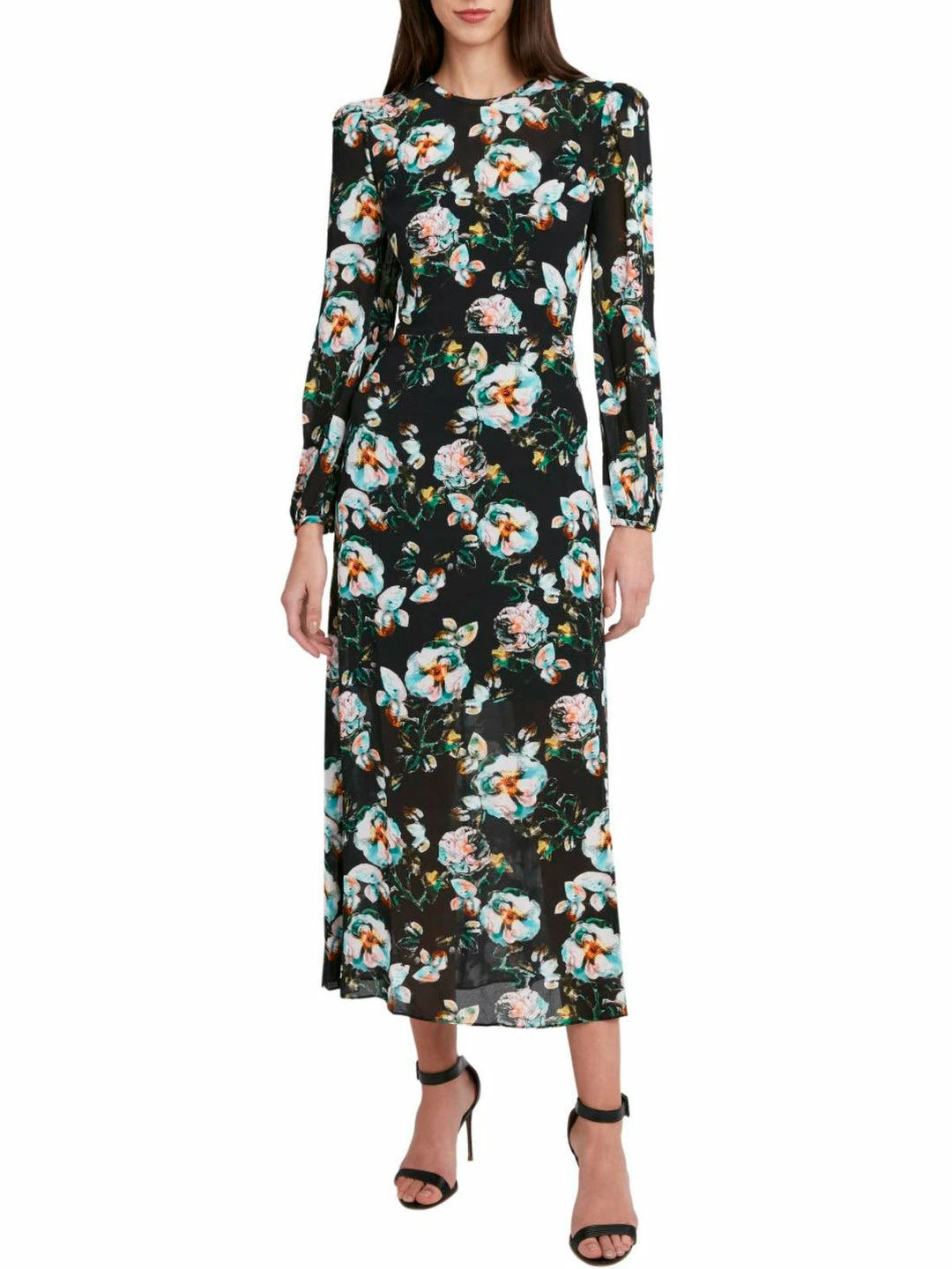 Promo 🛒 BCBGMAXAZRIA 👩 Womens Floral Long Maxi 👗 Dress ⌛ 3 Promo 🛒 BCBGMAXAZRIA 👩 Womens Floral Long Maxi 👗 Dress ⌛