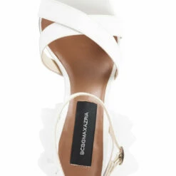 Cheap 👍 BCBGMaxazria STELLA WHITE PATENT RUFFLE 🩴 SANDAL HEEL for 👩 women ⭐ -Bcbgmaxazria Sales Store eb58cb48408b4b7fb70ac465c0858f20 1080x