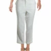 Hot Sale ✨ BCBGMAXAZRIA Warren 👩 Womens Woven Cropped Straight Leg Pants 🔔