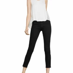 Budget ✨ BCBGMAXAZRIA 👩 Womens Hi-Low Sheer Tank Top 🤩