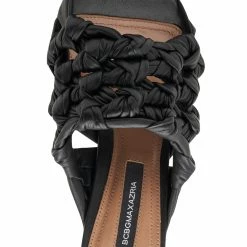 Cheap 👍 BCBGMaxazria DORI BLACK KNOTTED LEATHER 🩴 SANDAL HEEL for 👩 women 🎉 -Bcbgmaxazria Sales Store f731c120825c43f685219514992dd4f1 1080x