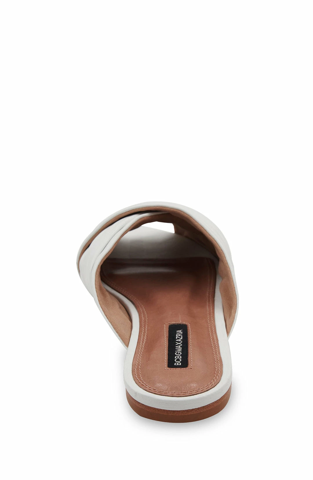 Best Sale ⌛ BCBGMaxazria ARIAN OPTIC WHITE LEATHER PEEP TOE MULE FLAT for 👩 women ⭐ 5 Best Sale ⌛ BCBGMaxazria ARIAN OPTIC WHITE LEATHER PEEP TOE MULE FLAT for 👩 women ⭐ - Image 3