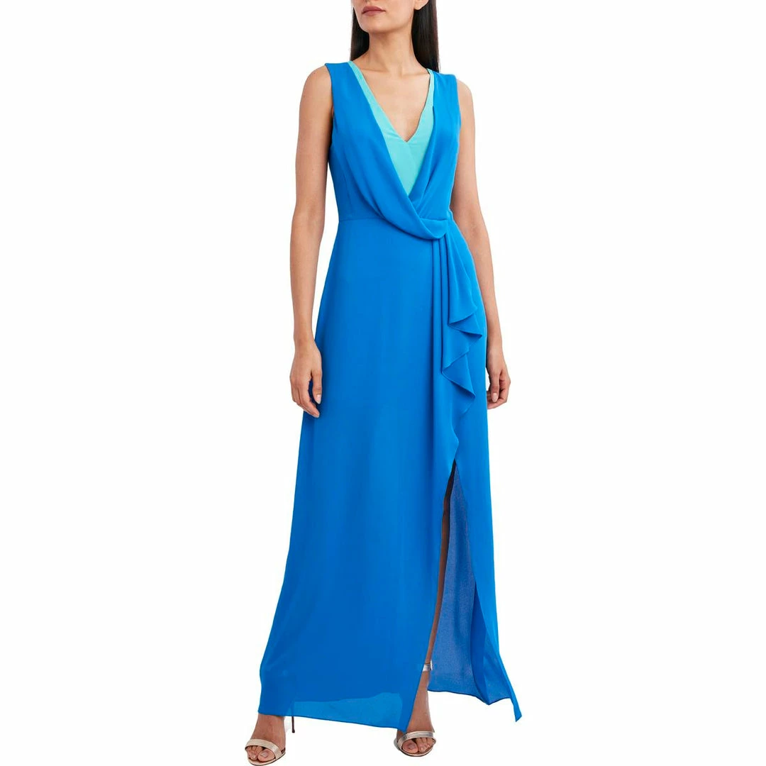 Wholesale ๐ฅฐ BCBGMAXAZRIA ๐ฉ Womens Chiffon Faux Wrap Evening ๐ Dress โ 6 Wholesale ๐ฅฐ BCBGMAXAZRIA ๐ฉ Womens Chiffon Faux Wrap Evening ๐ Dress โ - Image 4